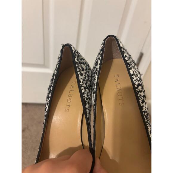 Talbots Kelsey Tweed pumps heel sz 7 - Picture 7 of 8